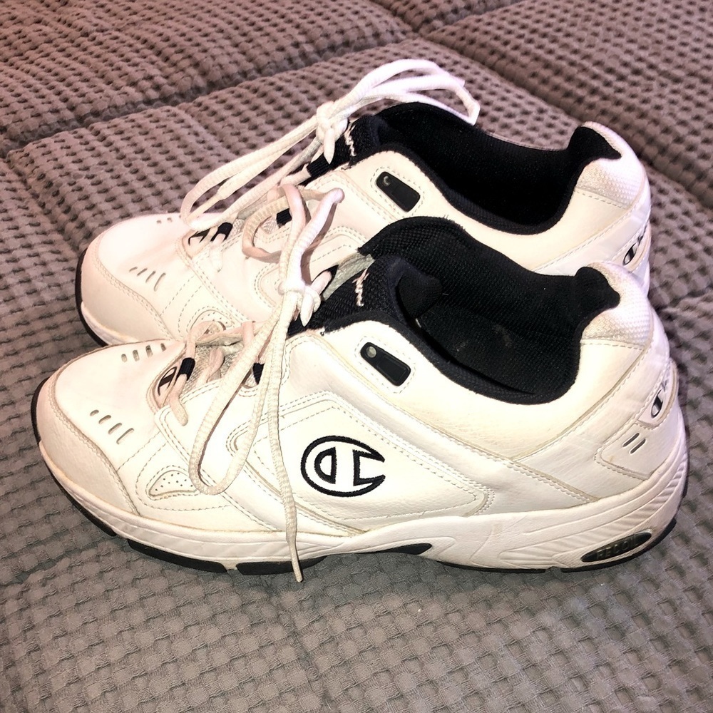Champion Vintage Dad Sneakers White and Blue 11